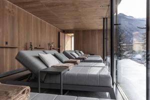 Χώρος καθιστικού στο Hotel Baer & Post Zernez