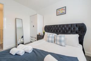 Postel nebo postele na pokoji v ubytování Harbour place in Cheshire East