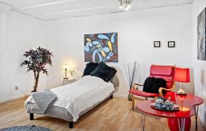Krevet ili kreveti u jedinici u okviru objekta Amazing Apartment In Thisted With Wifi