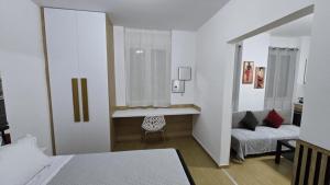 Postel nebo postele na pokoji v ubytování S&A apartments