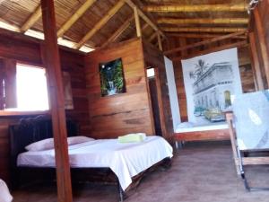 Letto o letti in una camera di La Fogata