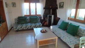 Posezení v ubytování Chalet en el Orbigo