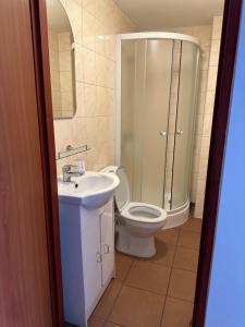 Koupelna v ubytování Blekitna Fala + 28 fotografií