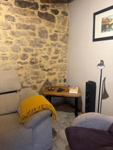 Ein Sitzbereich in der Unterkunft La Casita de Verdiago
