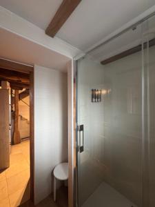 Ein Badezimmer in der Unterkunft La Casita de Verdiago