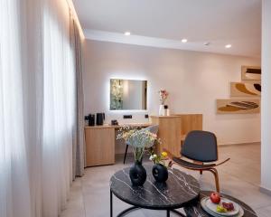 Posezení v ubytování Athens City Suites