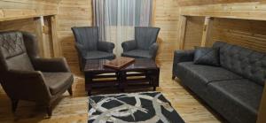 A seating area at Sabauri