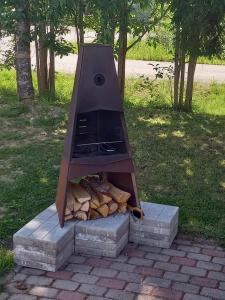 Gril dostupný pro hosty v prázdninového domu