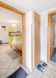 Postel nebo postele na pokoji v ubytování Apartma Vučič