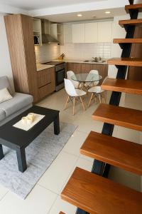 Kuchyň nebo kuchyňský kout v ubytování Matrisa Santa Teresa Apartments