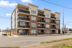 Bygningen som lejligheden ligger i