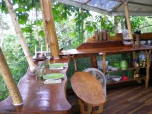 Un jardín fuera de TreeHouseInCostaRica com