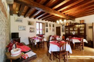 Restaurace v ubytování Casa Pellis