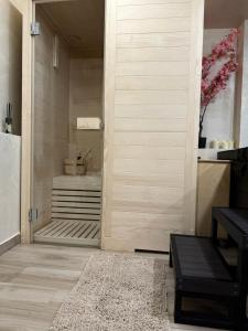 Koupelna v ubytování Panorama Luxury Suite
