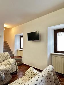Μια τηλεόραση ή/και κέντρο ψυχαγωγίας στο Casa con Vista Via Francesco Agnifili Rocca di Mezzo AQ