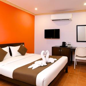Postelja oz. postelje v sobi nastanitve Ora Classic " Budget Stay Near to Calangute Beach " Free WiFi