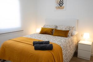 Postel nebo postele na pokoji v ubytování Zabas FLAT