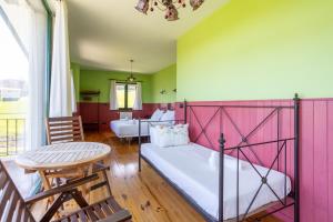 Posezení v ubytování Basarte Cottage