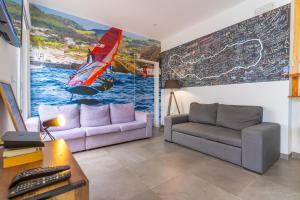 Posezení v ubytování Hostel AzorAzul - Pool & Suite