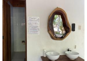 Koupelna v ubytování Maracuyá Hostal Zipolite
