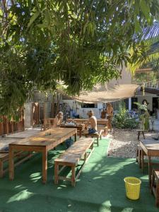 Zahrada ubytování Maracuyá Hostal Zipolite