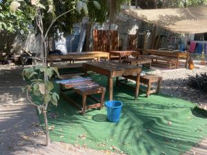 Zahrada ubytování Maracuyá Hostal Zipolite