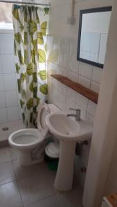 Koupelna v ubytování Hostal Da Lua