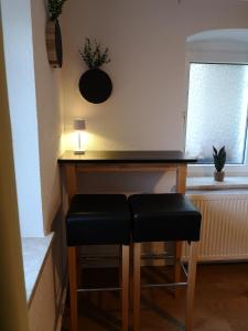 Posezení v ubytování Ferienwohnung Elbflair