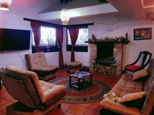 Posezení v ubytování Finca Villa Claudia