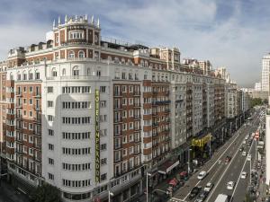 A general view of Madrid or a view of the city taken from a szállodákat