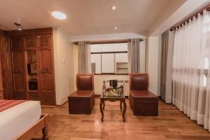 O zonă de relaxare la Quechua Hotel Cusco