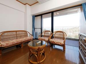 Posezení v ubytování Resort Hotel Umibe no Kajuen
