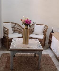 Posezení v ubytování GREAT LOCATION ! 4 Bedroom Home in the Heart of Cartagena