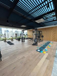 Γυμναστήριο ή/και όργανα γυμναστικής στο Roma Norte, pool, gym, rooftop, coworking, balcony & parking