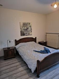 Postel nebo postele na pokoji v ubytování la Villa Nova