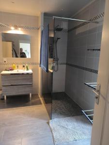 Koupelna v ubytování la Villa Nova