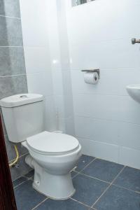 Koupelna v ubytování Mariehomes