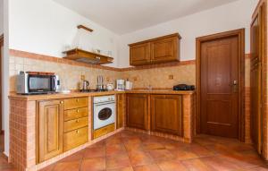 Η κουζίνα ή μικρή κουζίνα στο Lovely Home In Koromacno With Wifi