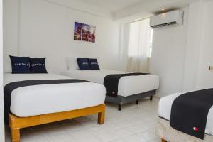 En eller flere senger på et rom på Capital O Hotel Dos Mares, Cabo San Lucas