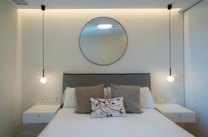 Katil atau katil-katil dalam bilik di Sky View Design and relax top view with free parking