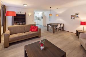 Posezení v ubytování De Pelikaan Texel Appartementen