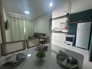 Cucina o angolo cottura di Vida Mar 14 andar com vista incrível do por do sol