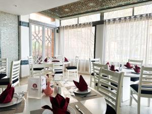 Restaurace v ubytování Mogador Menzah Appart Hôtel