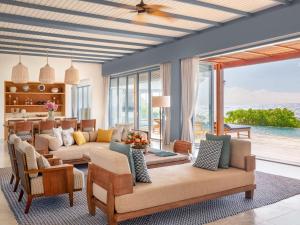 Raffles Maldives Meradhoo的休息区