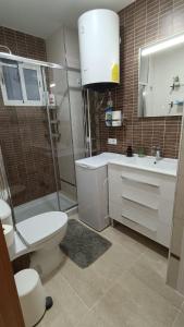 Koupelna v ubytování Cormorán apartment