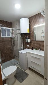 Koupelna v ubytování Cormorán apartment + 4 fotografie