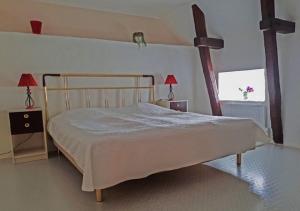 Postel nebo postele na pokoji v ubytování Träkumla boende + 9 fotografií