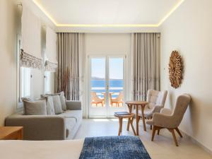 Area soggiorno di Anax Resort and Spa