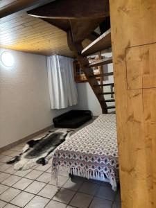 Postel nebo postele na pokoji v ubytování Kirchenrüttiweg 1