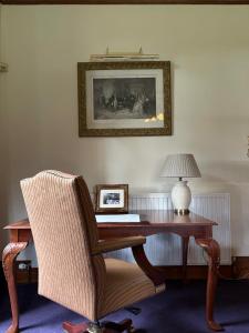 Posezení v ubytování Dalrachney Lodge